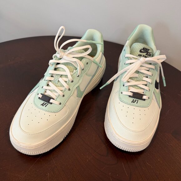 Nike Air Force 1 Platform Barely Green Mint Wmn Sz 8.5 - Picture 1 of 7